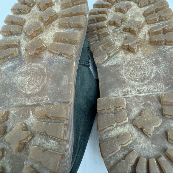 Doc Martens Mary Jane Fisherman Vintage Black Leather Size 11 Made In England - Picture 9 of 13